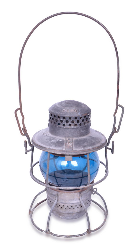 4324 - Adlake Kero Nickel Plate Railroad RSA Green Etched Short Globe thumbnail