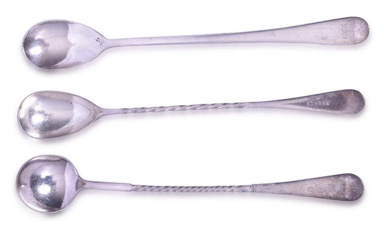 4369 - Set of 3 Canadian Pacific Railroad Bar Spoons 8