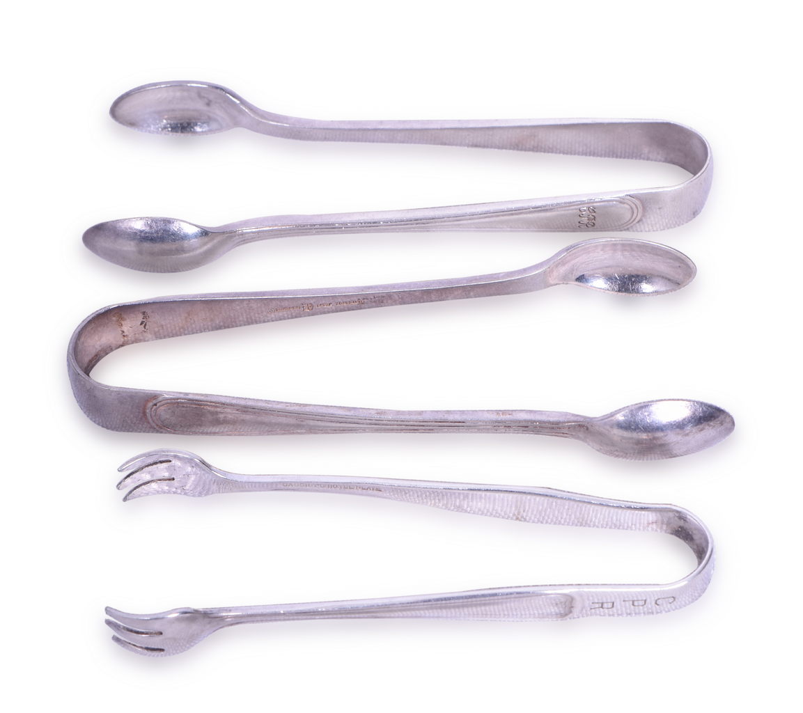 4373 - Set of 3 Canadian Pacific Railroad Sugar Tongs thumbnail