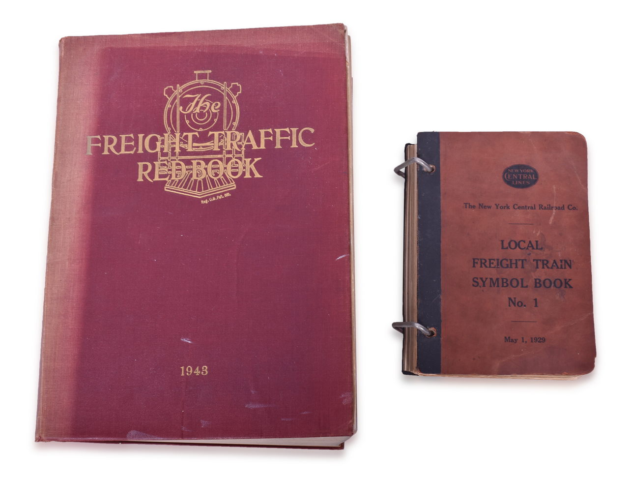 4394 - New York Central 1929 Local Freight Train Symbol Book and 1943 Freight Traffic Red Book thumbnail