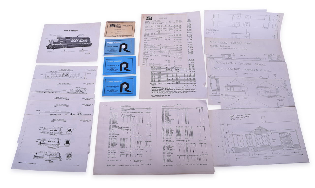 4408 - Rock Island and The Rock locomotive and Passenger Car Data, Paint Diagrams, and More thumbnail