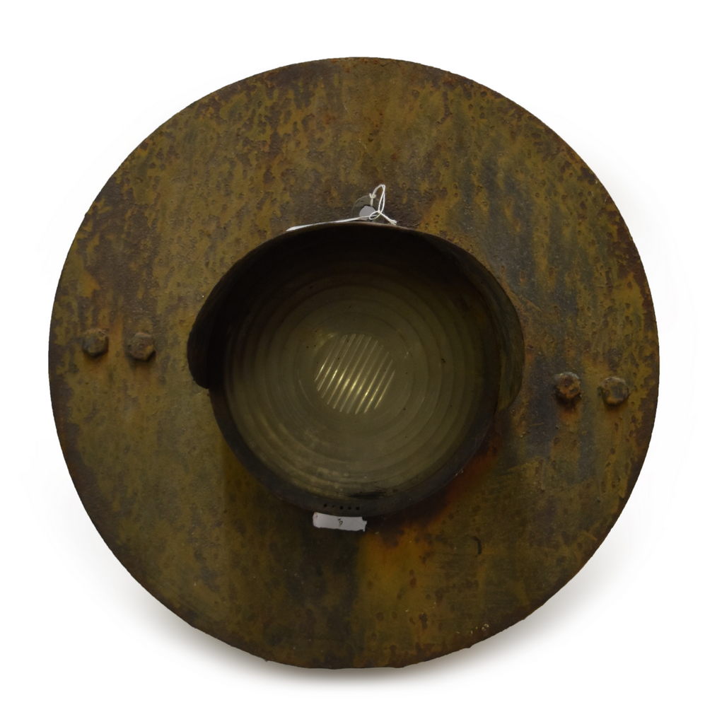 4418 - Single Lunar / Clear Railroad Signal Lamp from a Baltimore and Ohio Color Position Light Signal thumbnail