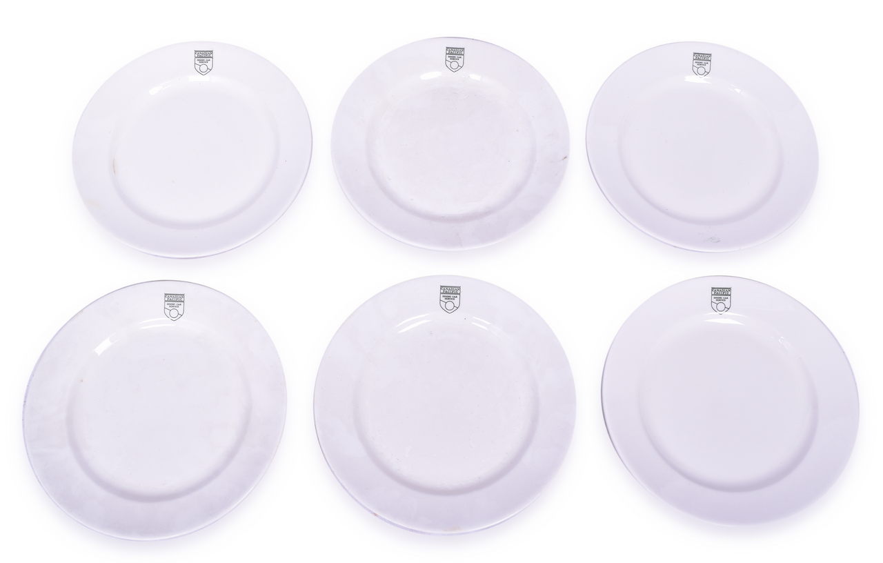 4429 - Set of 6 Canadian Pacific Railway Crest Pattern Luncheon Plates 9
