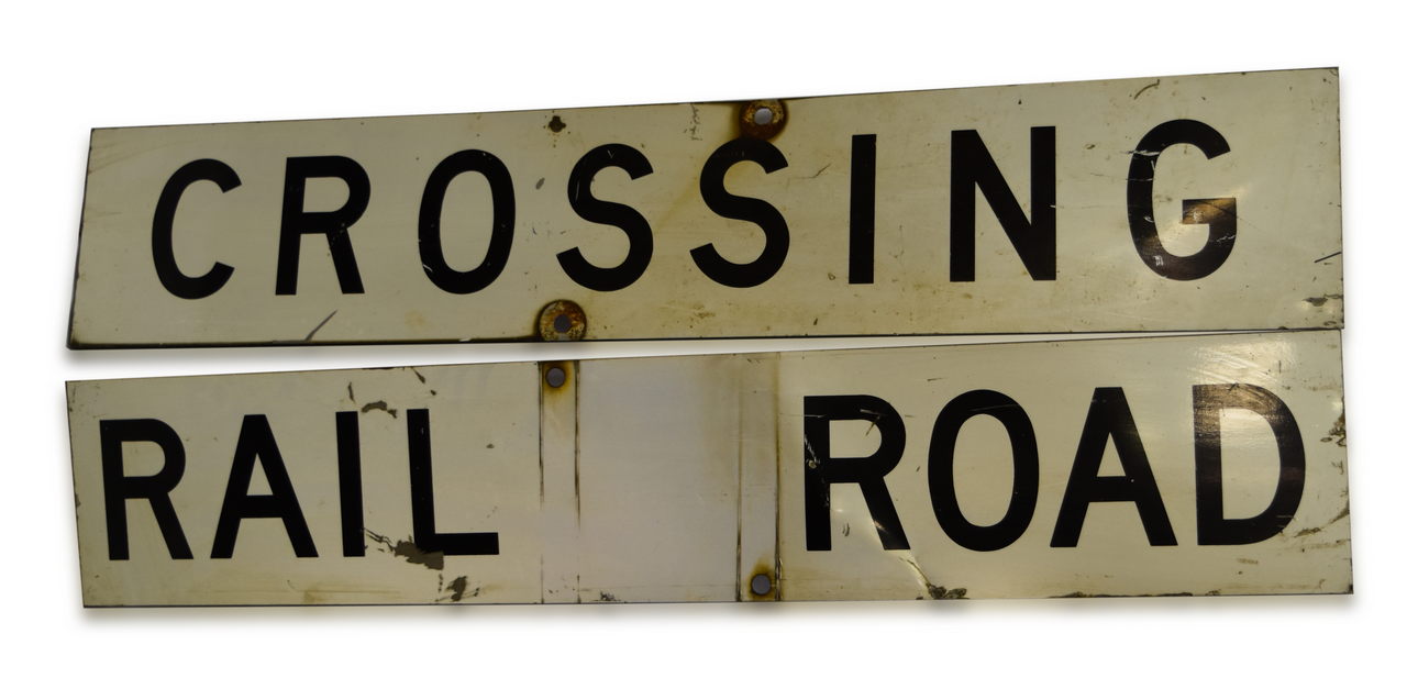 4430 - Aluminum Railroad Crossing Crossbuck Signs thumbnail