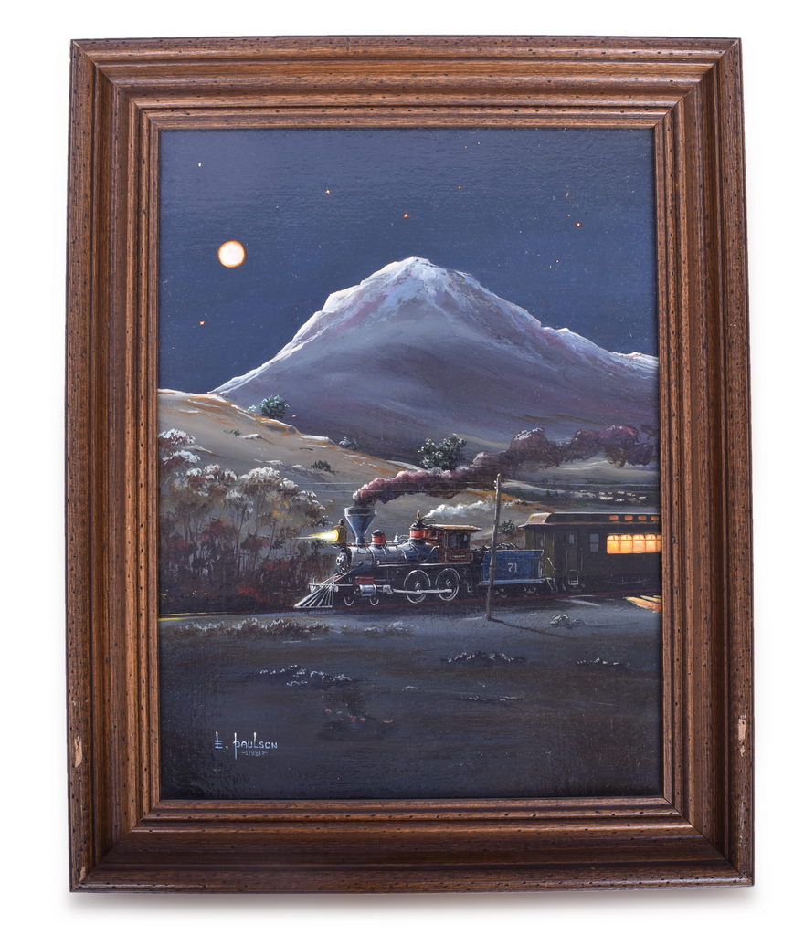 4508 - Estancia Valley- Original Edward O. Paulson Railroad Locomotive Painting thumbnail