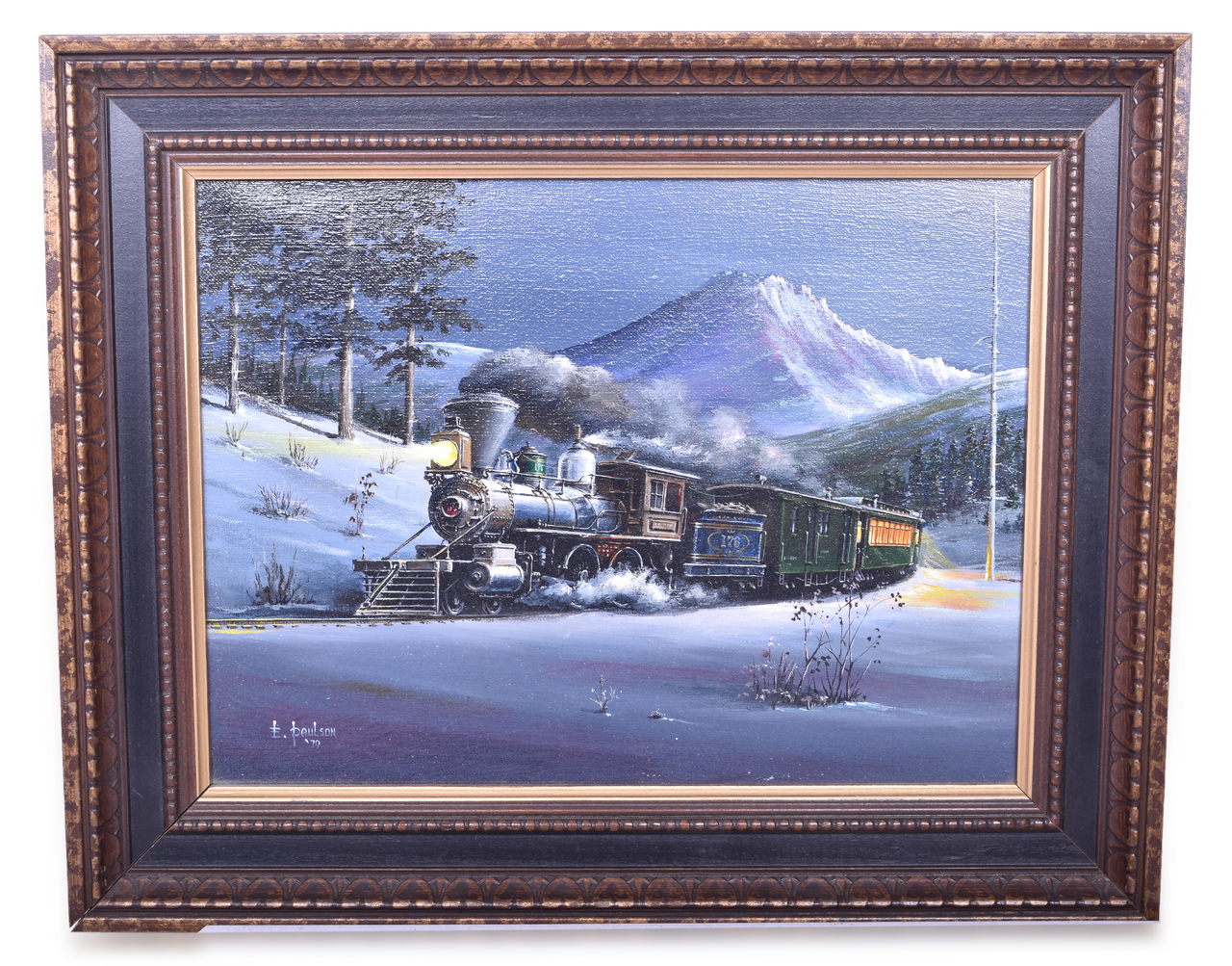4510 - Timberline- Original Edward O. Paulson Railroad Locomotive Painting thumbnail