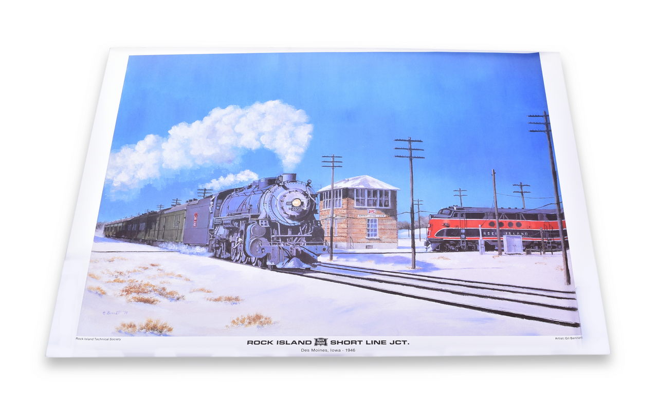 4543 - Group of Rock Island Railroad Art Prints and Mail-in Order Forms - Bennett, Winfield, Dedek, Lopak, Danneman thumbnail