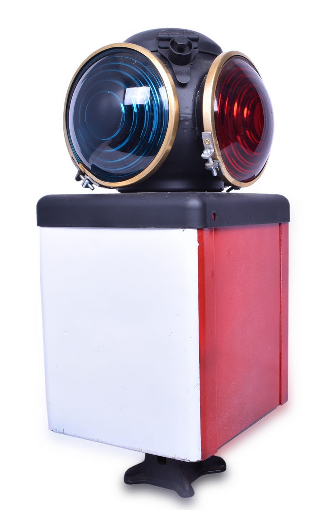 4544 - Restored Adlake SBH-1406 Electric Railroad Switch Lamp thumbnail