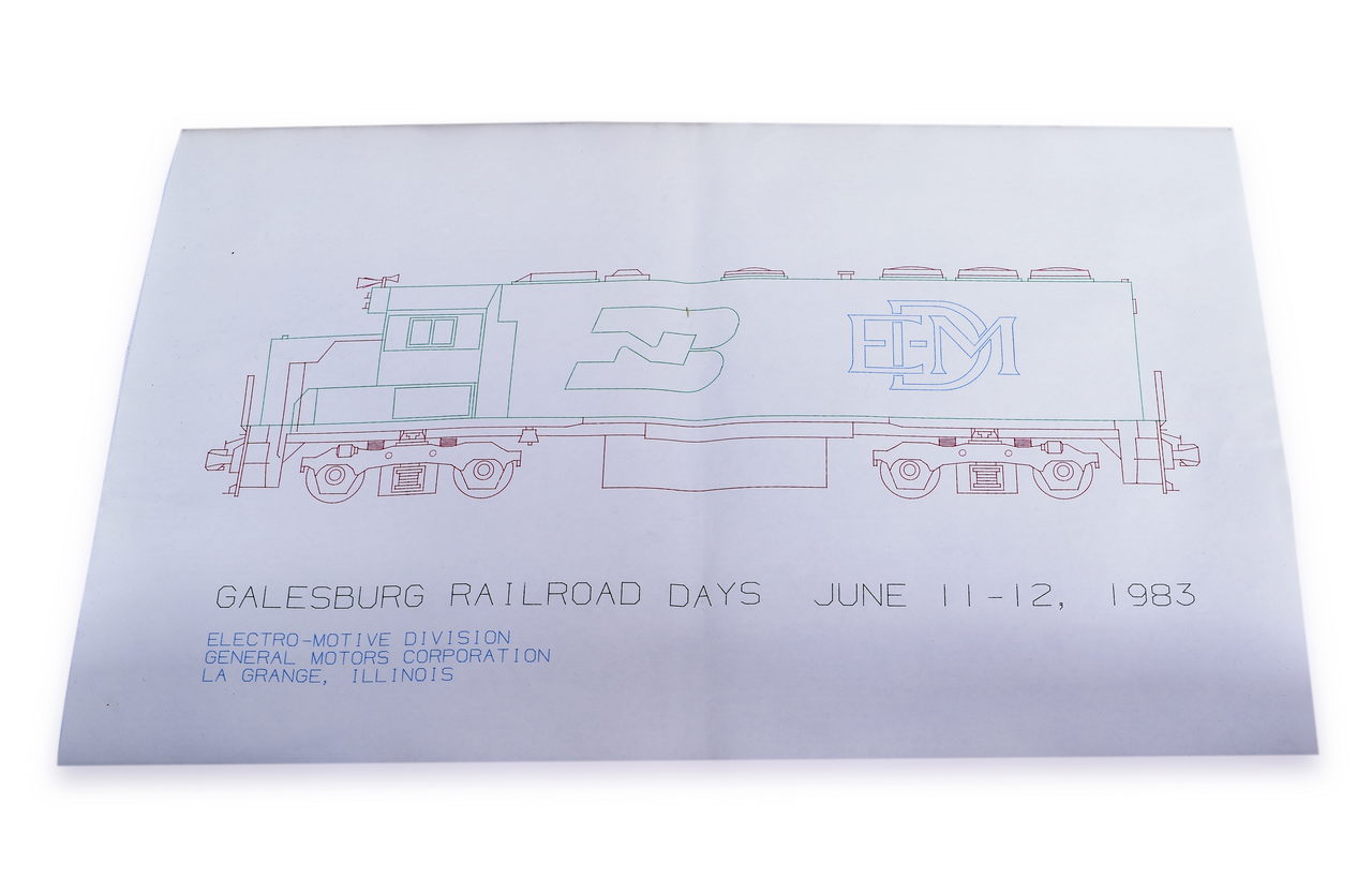 4547 - Set of 6 Rock Island Railroad Art Prints and The Rock System Map thumbnail