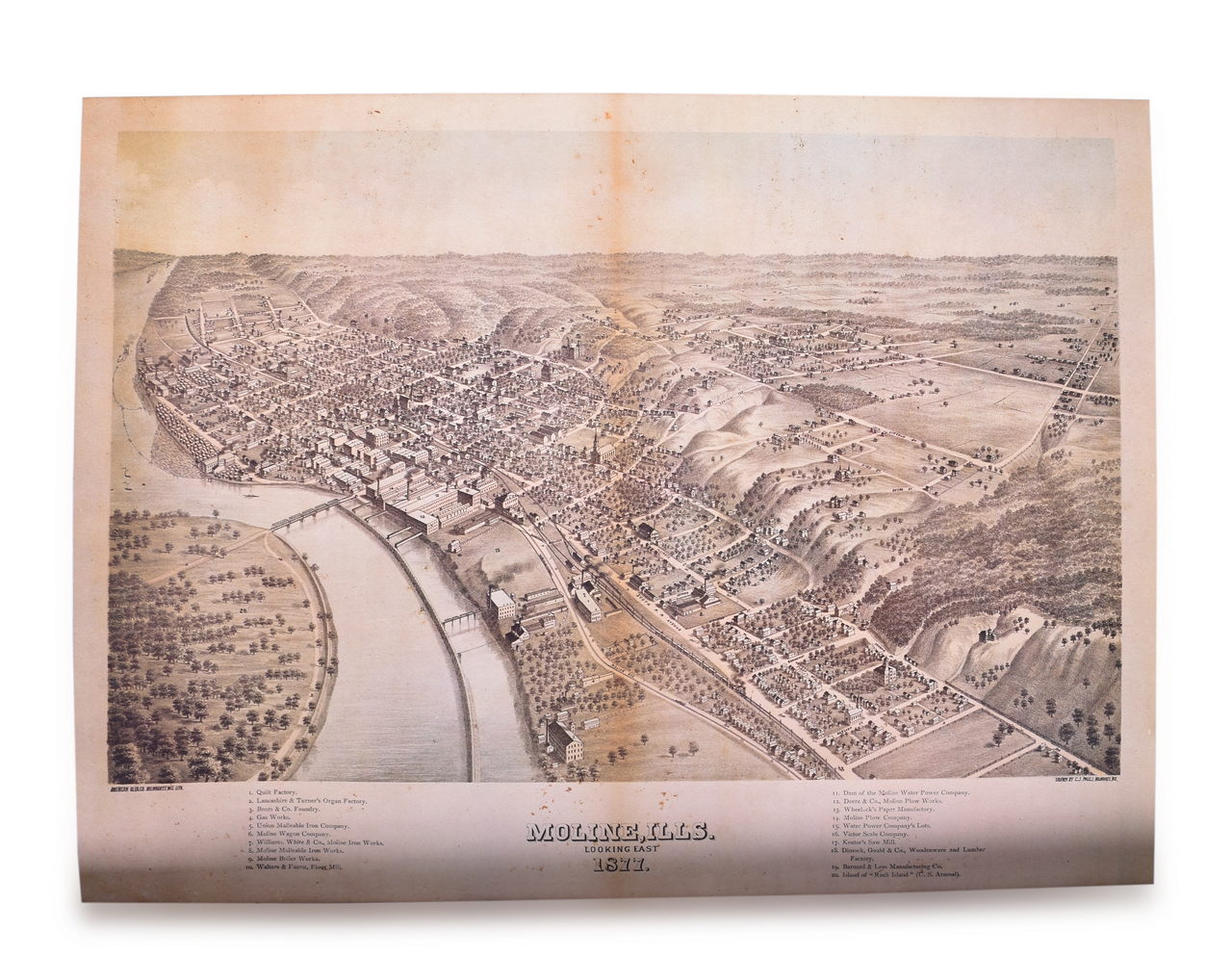 4559 - Group of 5 Rock Island Railroad Art Prints and M&StL Blueprints - Paul Norton, C.J. Pauli, George Lopac thumbnail