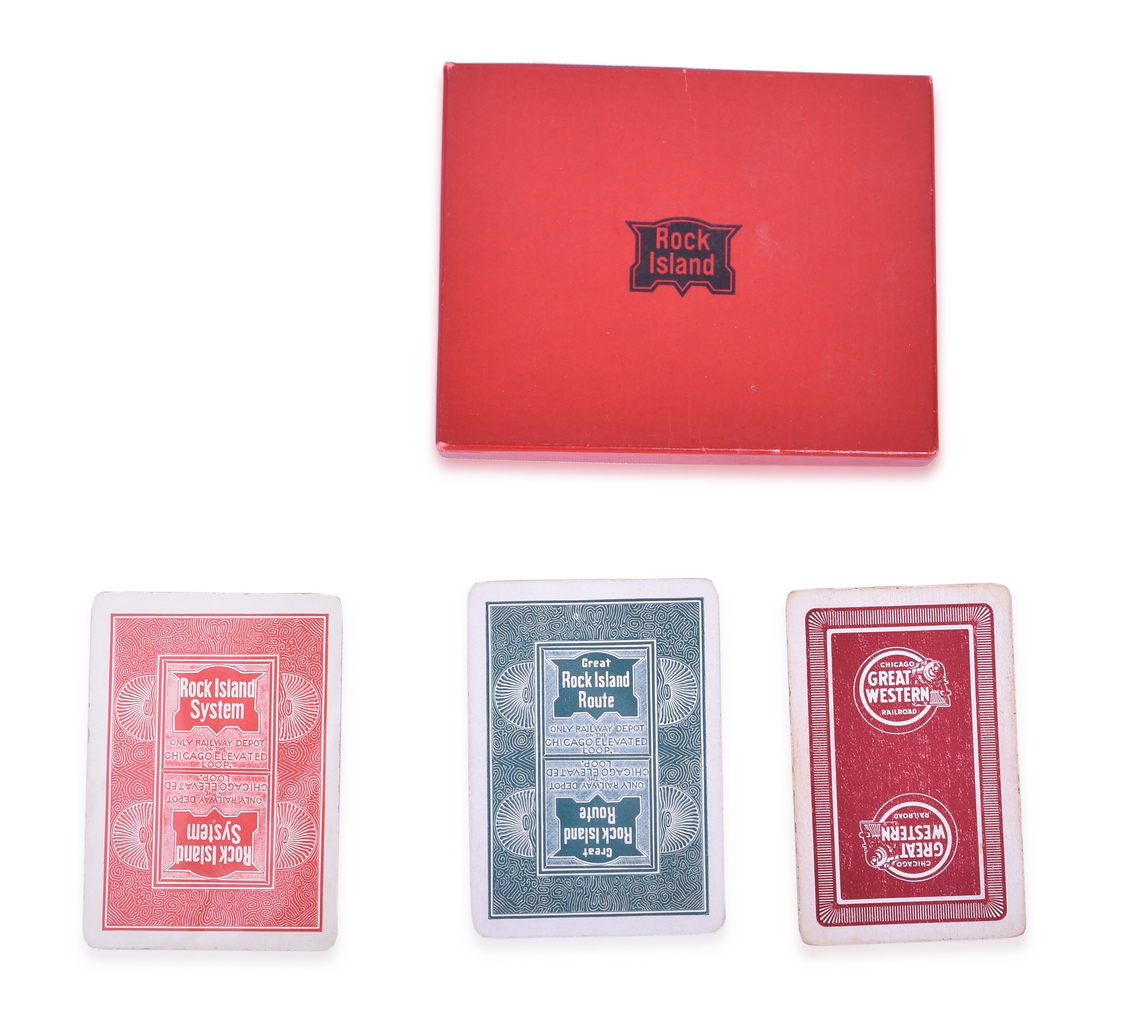 4569 - Rock Island Railroad Playing Cards and Unused Deck thumbnail