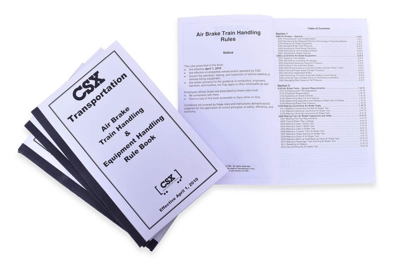 4587 - Group of 33 CSX Transportation Timetables, Rule Books, Operating Manuals, and Bulletins - 2000's to 2010's thumbnail