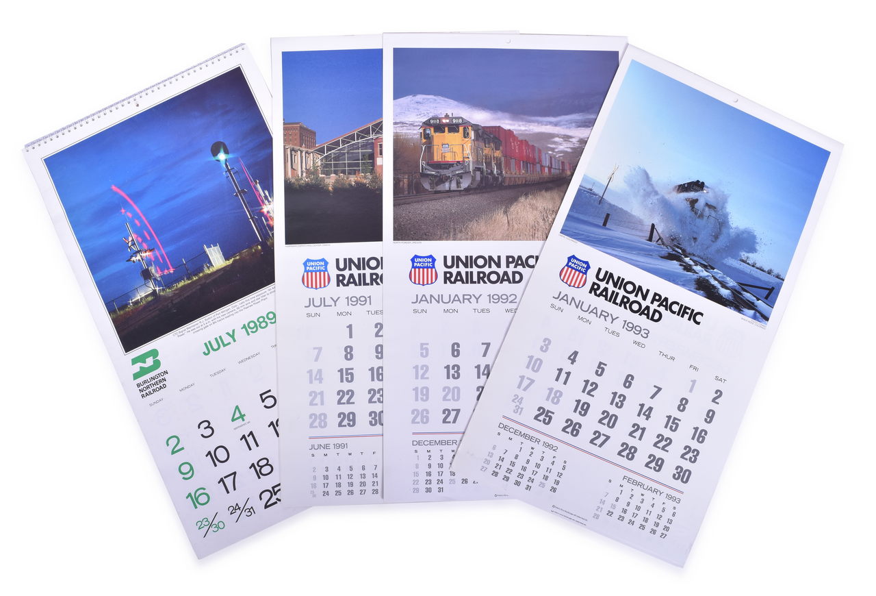 4594 - Large Group of Assorted Railroad Items - Amtrak Calendars, Playing Cards, Timetables - Norfolk Southern Employee Papers thumbnail