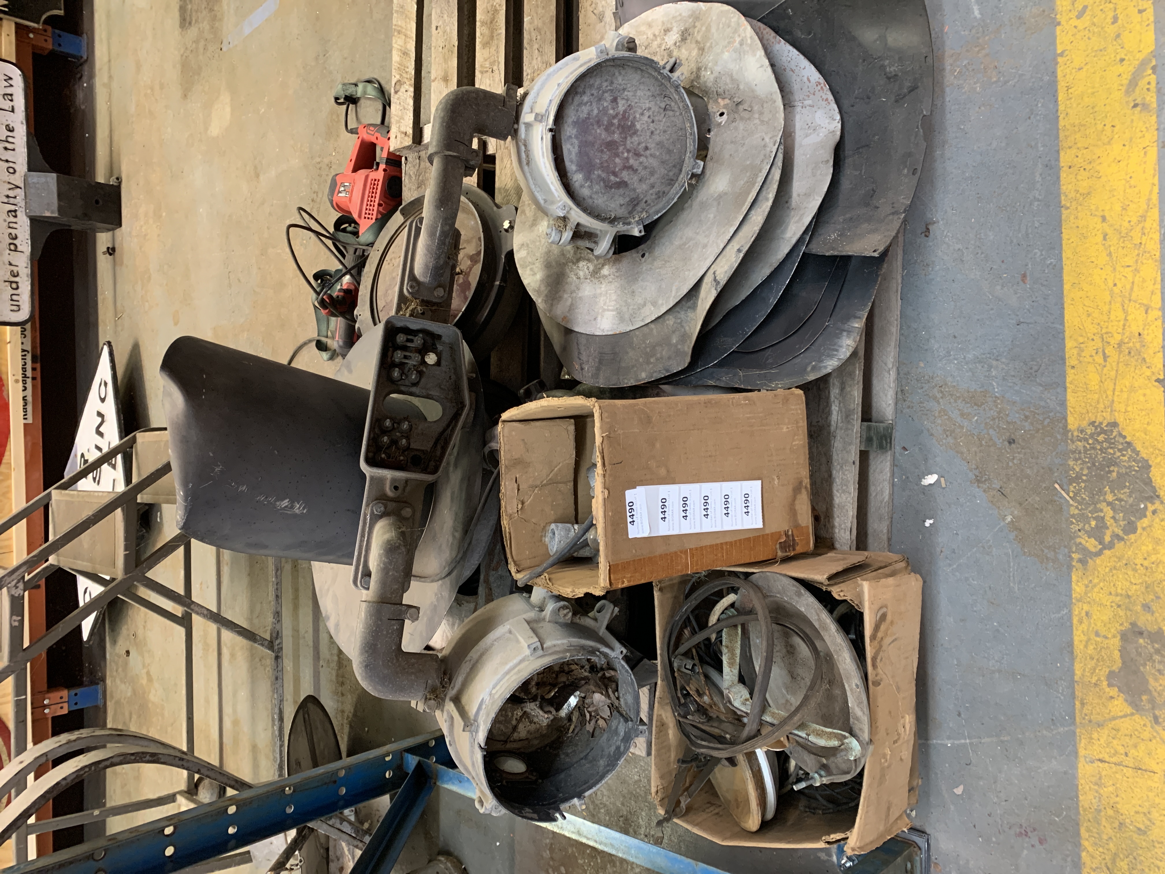 4490 - Pallet of Railroad Crossing Parts - GRS, Union Switch & Signal, and More thumbnail