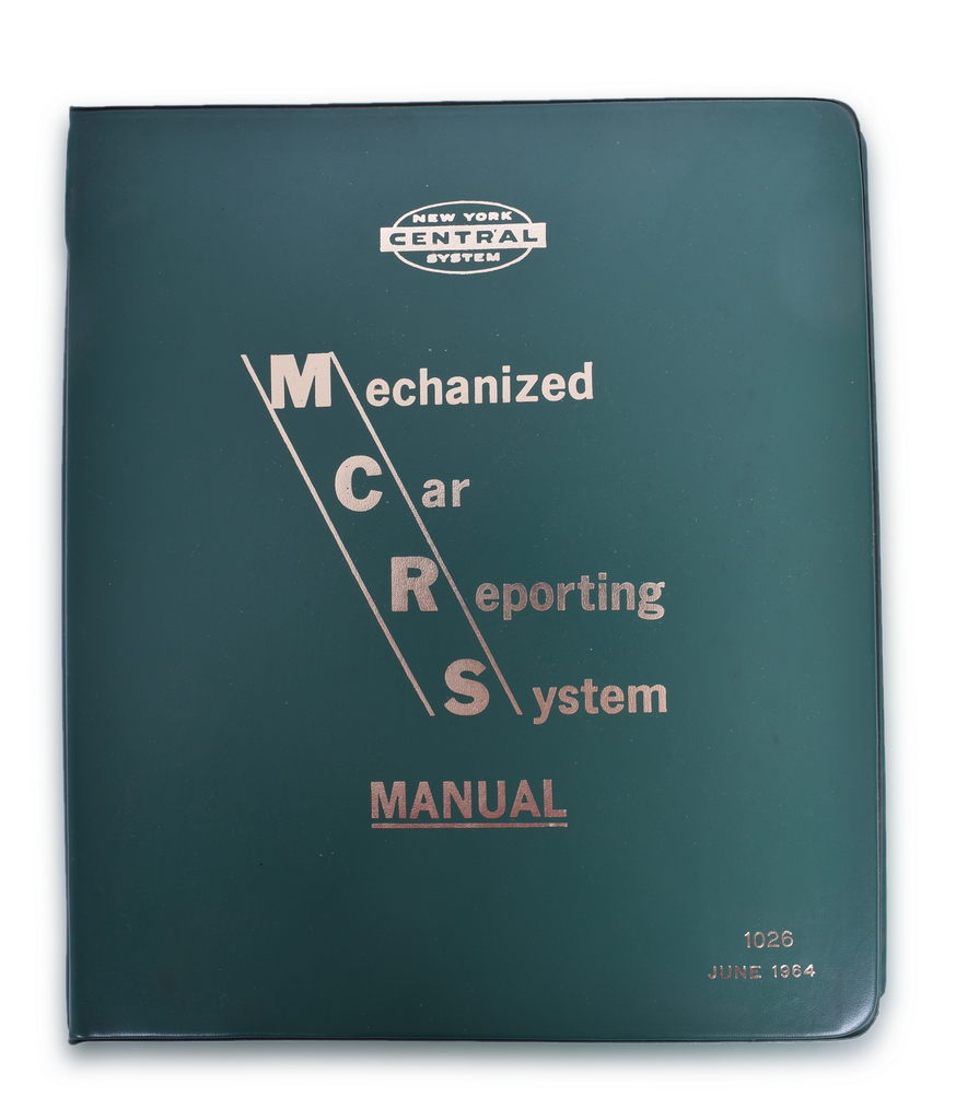 5006 - 1964 New York Central Mechanized Car Reporting System Operation Manual thumbnail