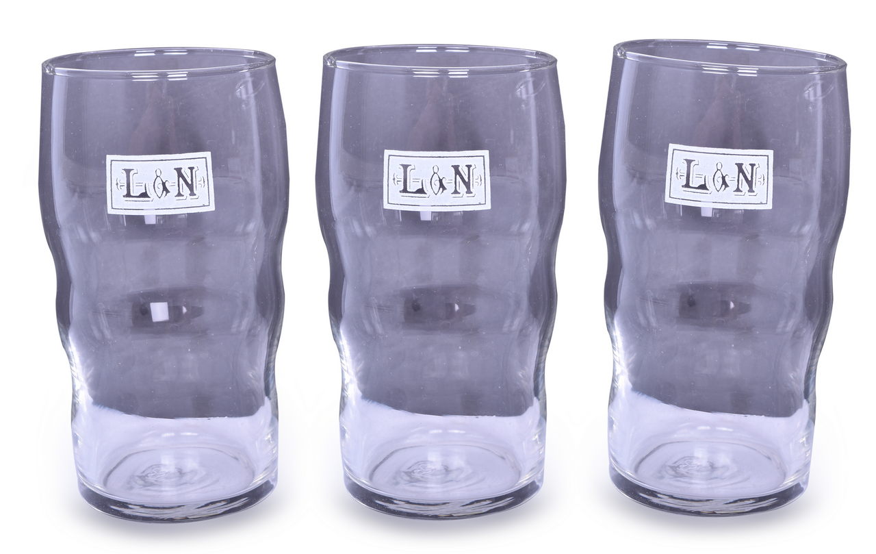 5019 - Set of 3 Louisville & Nashville Railroad Drinking Glasses thumbnail