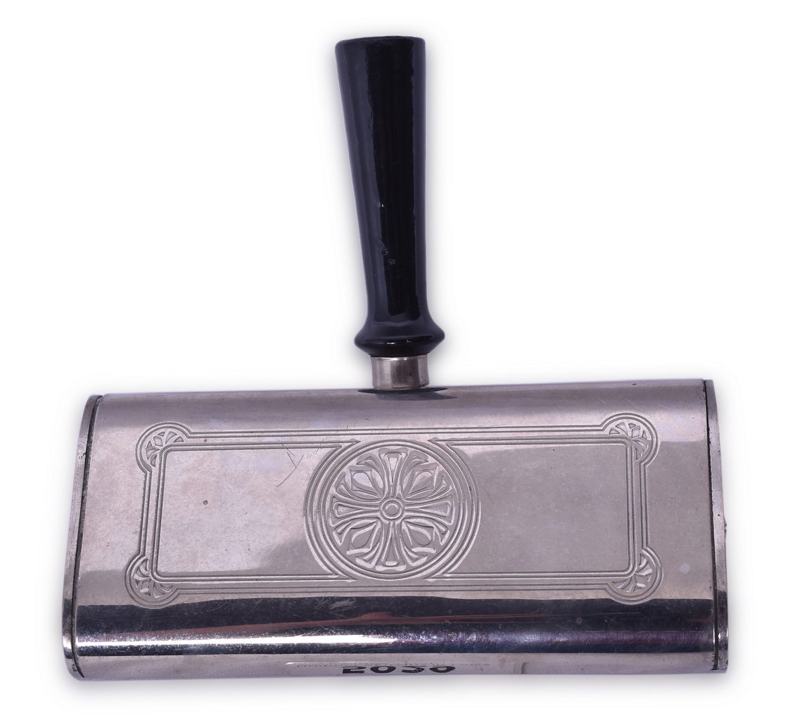 5029 - Reed & Barton Louisville & Nashville Railroad Crumb Tray and Wilmort Roller Crumb Brush thumbnail