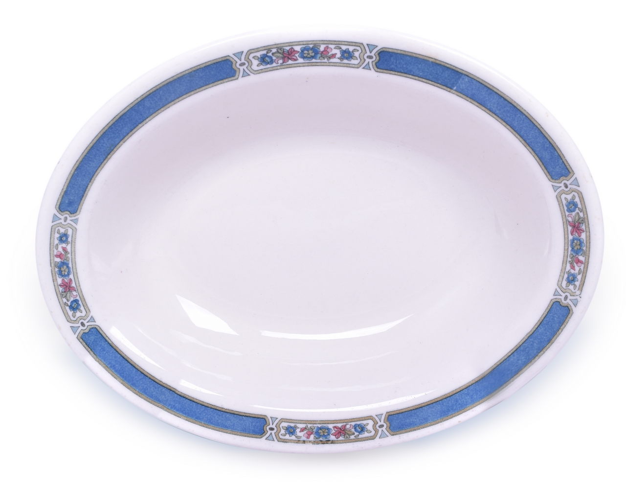 5033 - Group of 3 Railroad Dining Car China - Louisville & Nashville Oval Platter, Indian Tree Oval Platter, and Pennsylvania Railroad Limited Pattern Oval Dish thumbnail