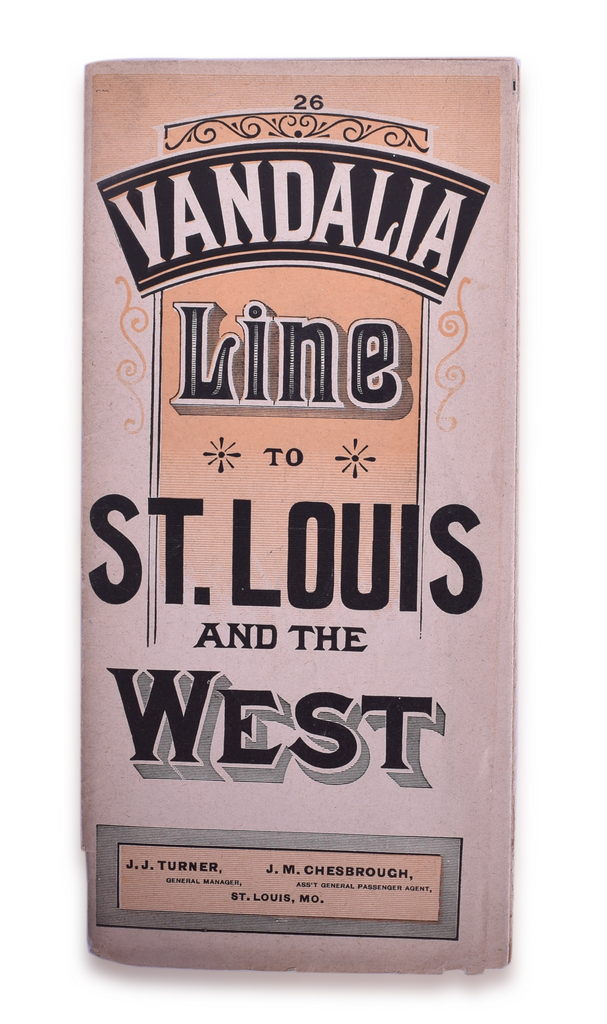 5116 - Vandalia Line Timetable October 1900 - Terre Haute and Indianapolis Railroad thumbnail