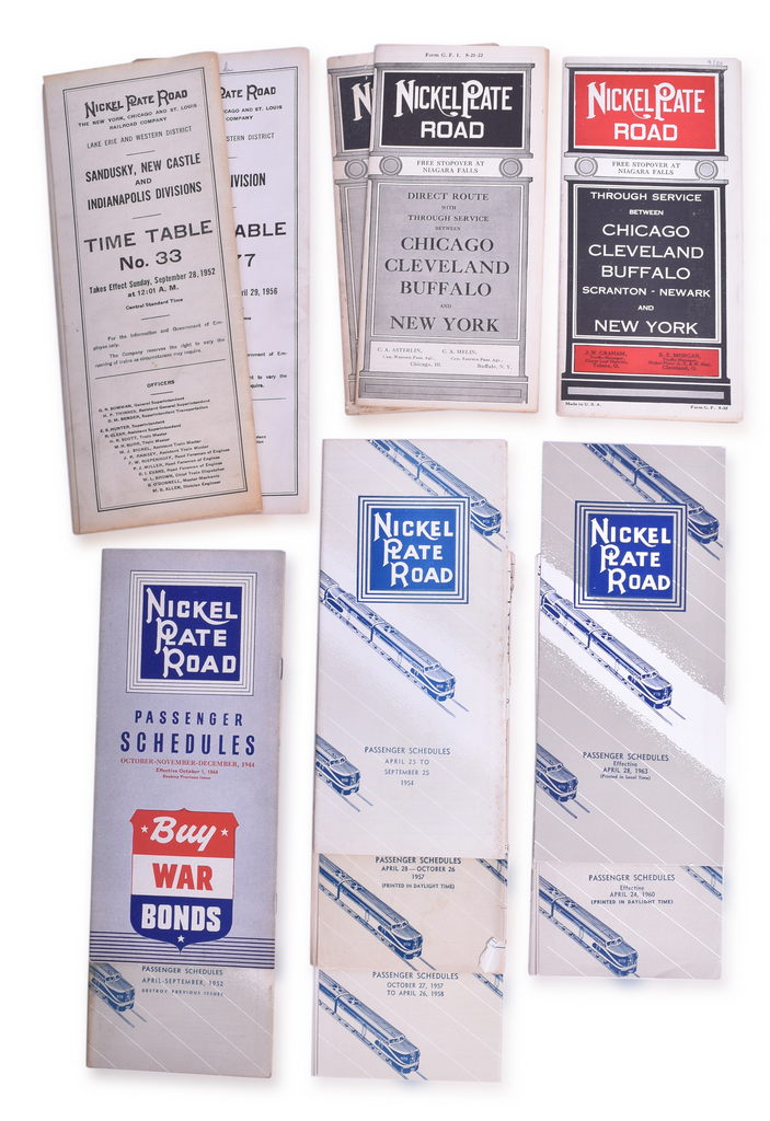 5154 - Thirty Great Lakes Midwest Railroad Public and Employee Timetables - 1912 to 1966 - Nickel Plate Road, Soo Line, Pere Marquette, Monon Route, Lake Superior & Ishpeming, Ann Arbor thumbnail