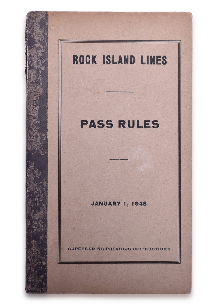 5175 - 1948 Chicago, Rock Island & Pacific Pass Rules Book thumbnail