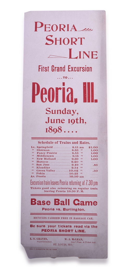 5210 - Peoria Short Line Broad Sheet - June 1898 thumbnail