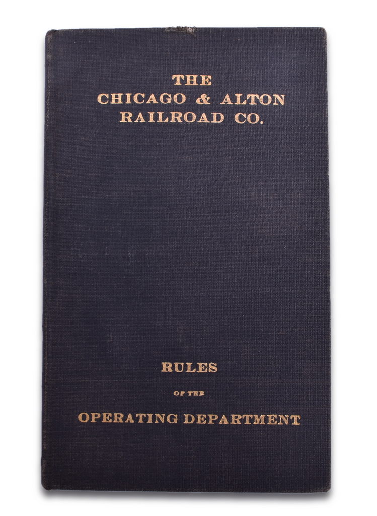 5212 - Three Railroad Rules Books and Commissary Instructions - 1922, 1926, 1939 - Chicago & Alton, Chicago Aurora & Elgin, Pullman Company thumbnail