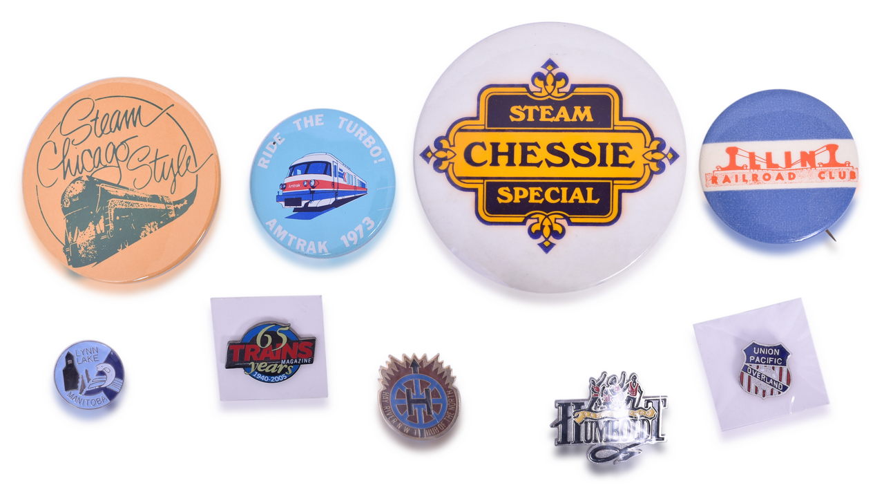 5219 - Large Railroad Postcard and Button Collection - East Broad Top, Durango, Georgetown Loop, and More thumbnail