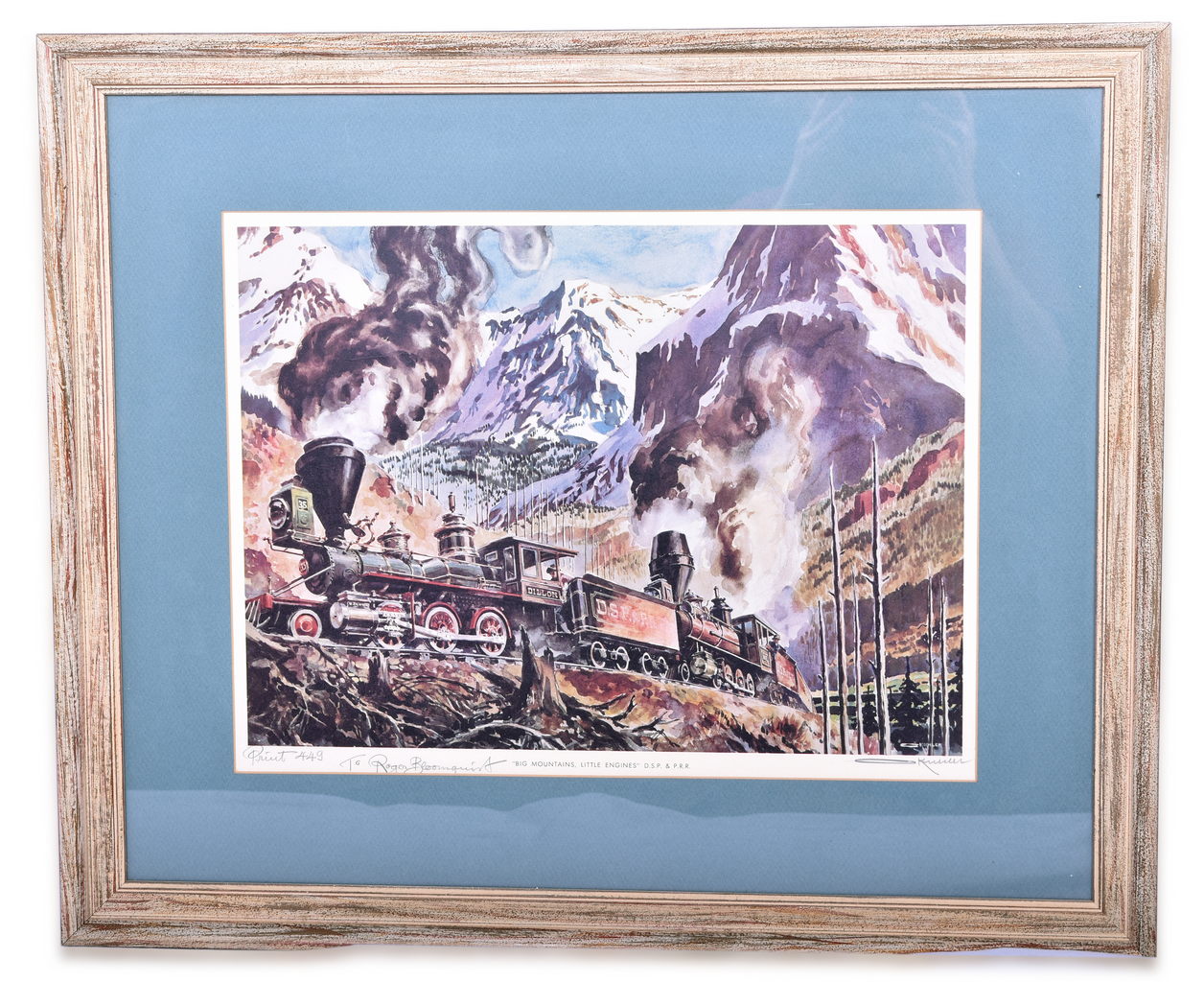 5222 - Two Railroad Art Prints - Wentworth Folkins and Otto Kuhler thumbnail