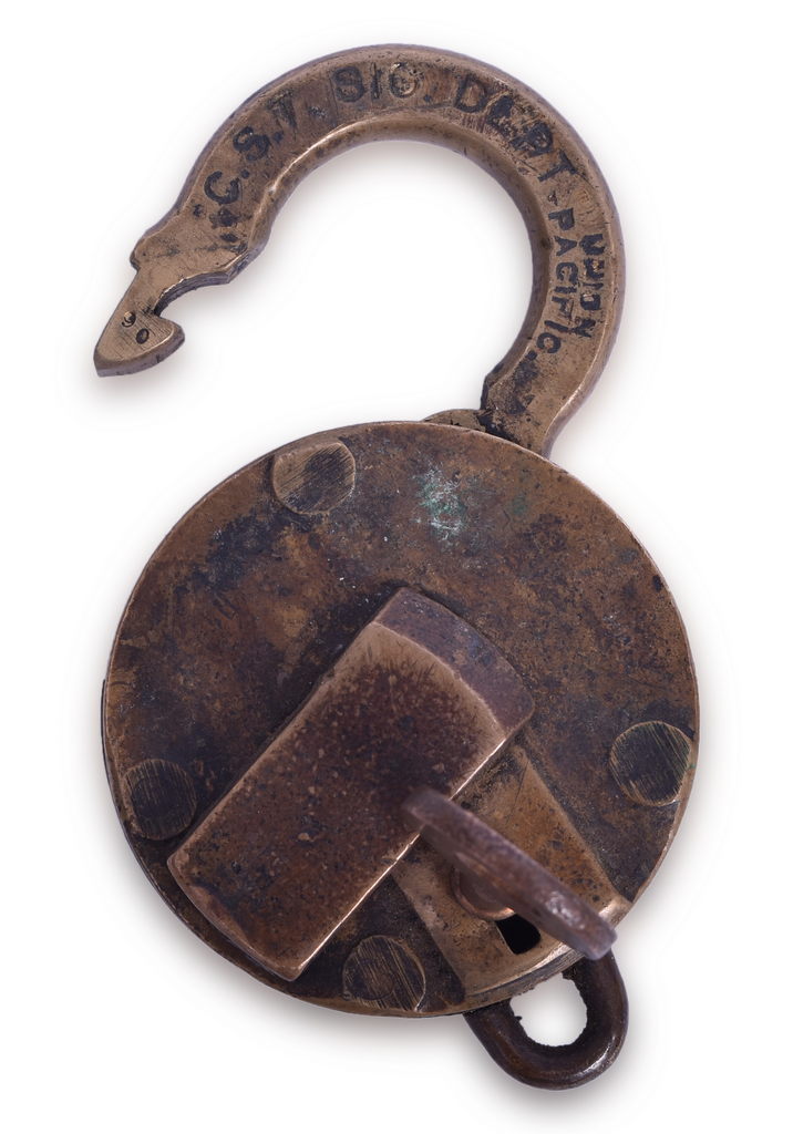 5234 - Two Union Pacific Railroad Locks - Signal Department thumbnail