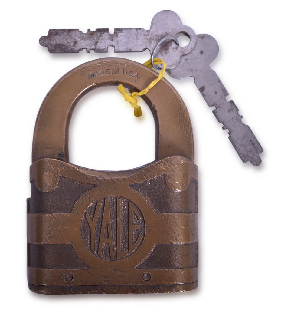 5244 - Four Railroad Locks - Western Union, Yale, US Set Waterbury thumbnail