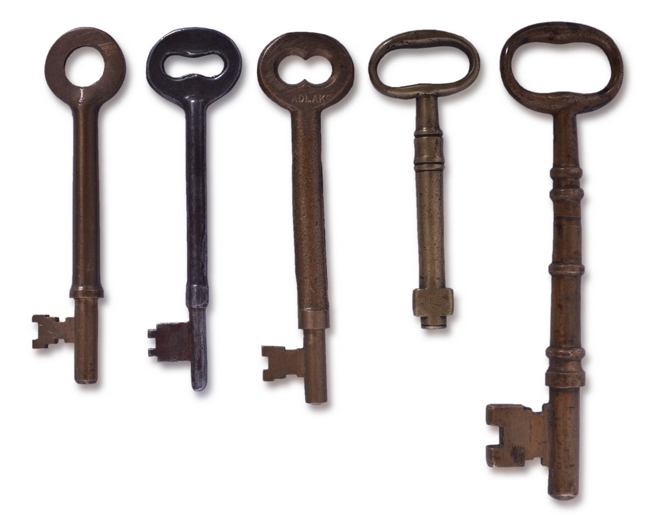 5258 - Fourteen Railroad Keys - Adlake Penn Central, Grand Trunk Western, Fraim thumbnail