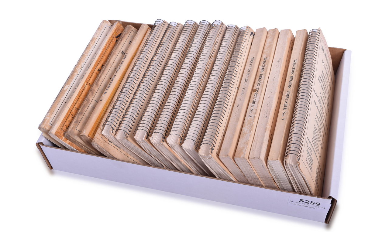 5259 - Seventeen Pennsylvania Railroad Employee Timetables - 1954 to 1967 thumbnail