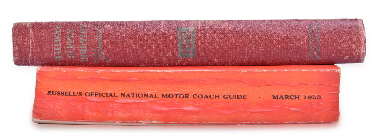 5267 - Railway Supply Industry Yearbook 1952 and Russell's Official National Motor Coach Guide 1953 thumbnail