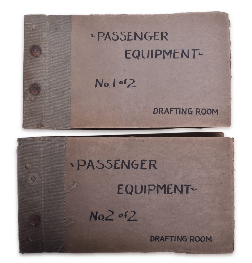 5271 - Set of Two Pennsylvania Railroad Passenger Car Equipment Diagrams Books - 1940's thumbnail