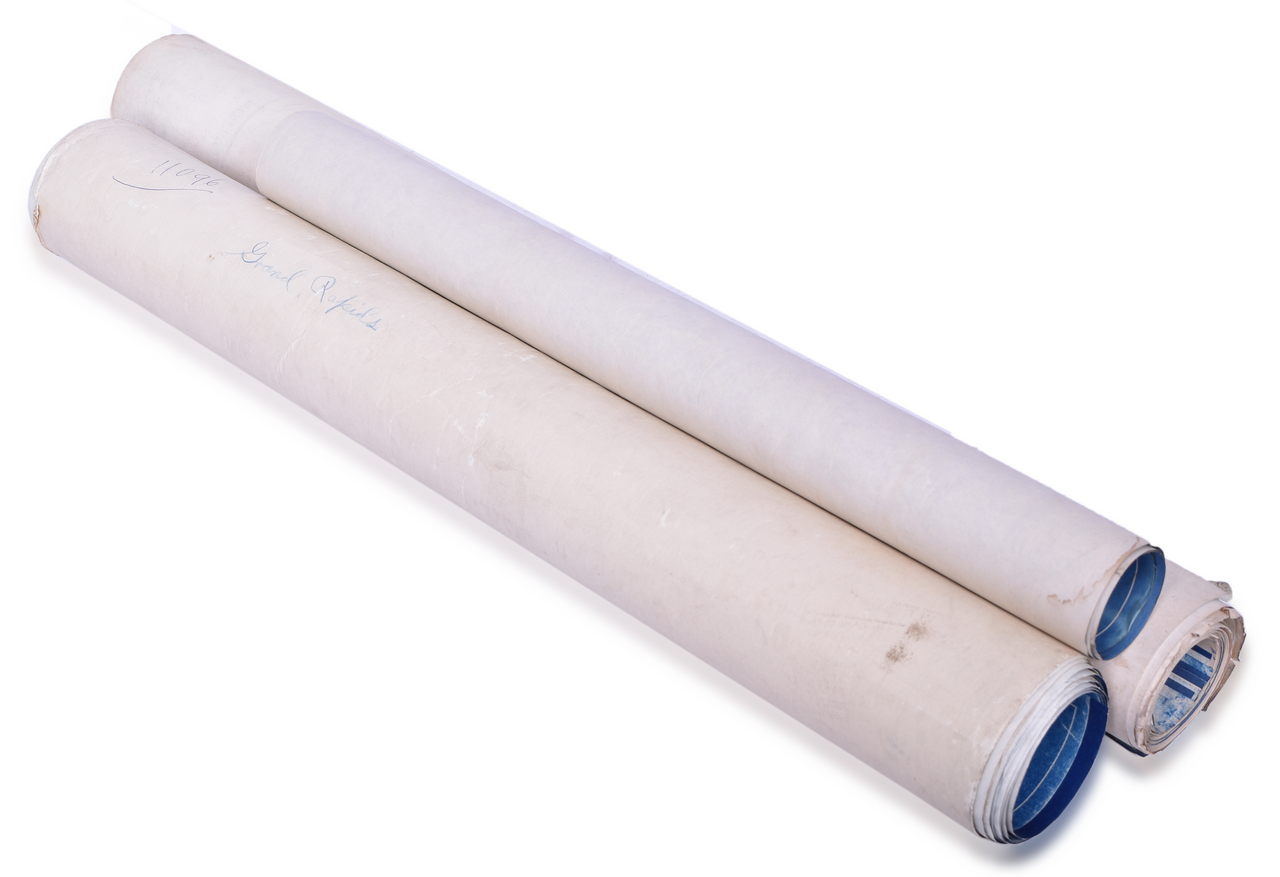 5297 - Eleven Engine House Blueprints Grand Rapids Michigan Pennsylvania Railroad - 1940 and 1959 thumbnail