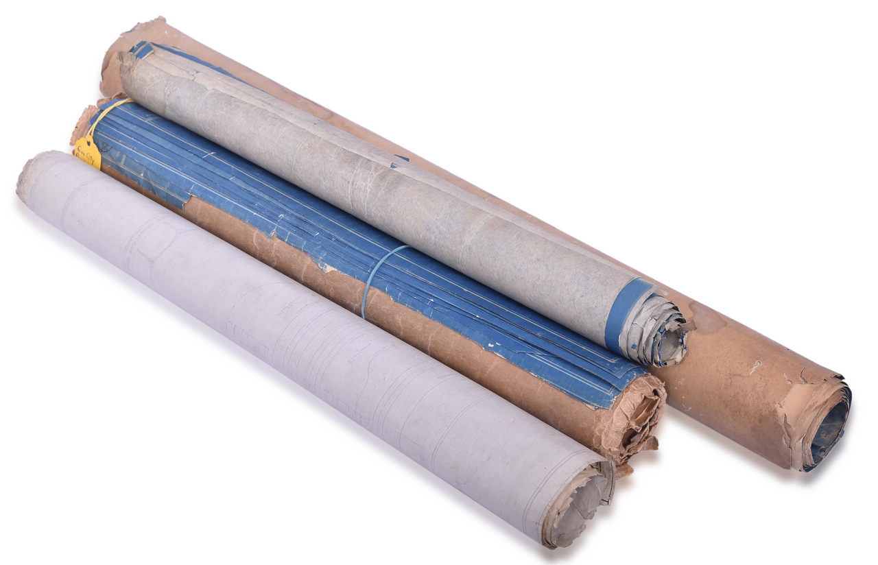 5309 - Eighteen Pennsylvania Railroad Blueprints- Hartford City and Gas City - 1910 and 1911 thumbnail