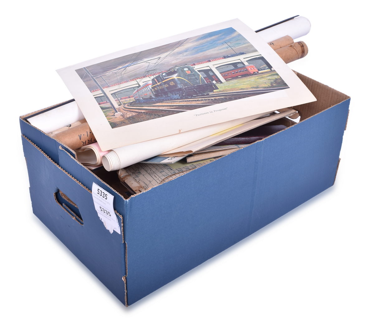 5335 - Large Group of Pennsylvania Railroad Paperwork - Prints, Calendars, Magazines, Booklets, and More thumbnail