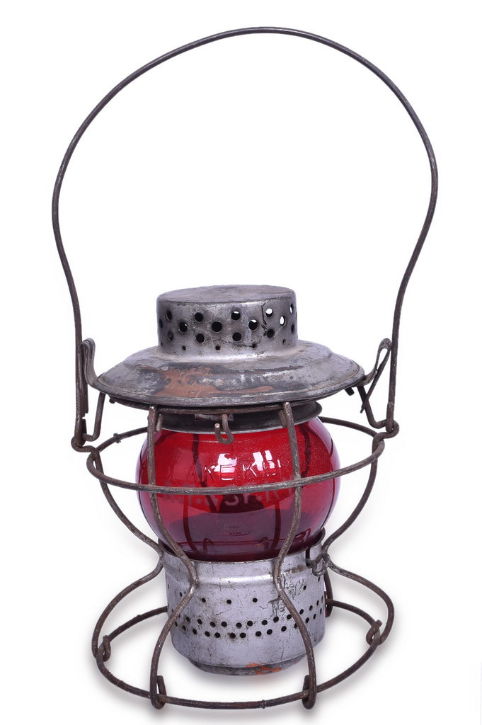 5340 - Handlan Santa Fe Red Short Globe Lantern thumbnail