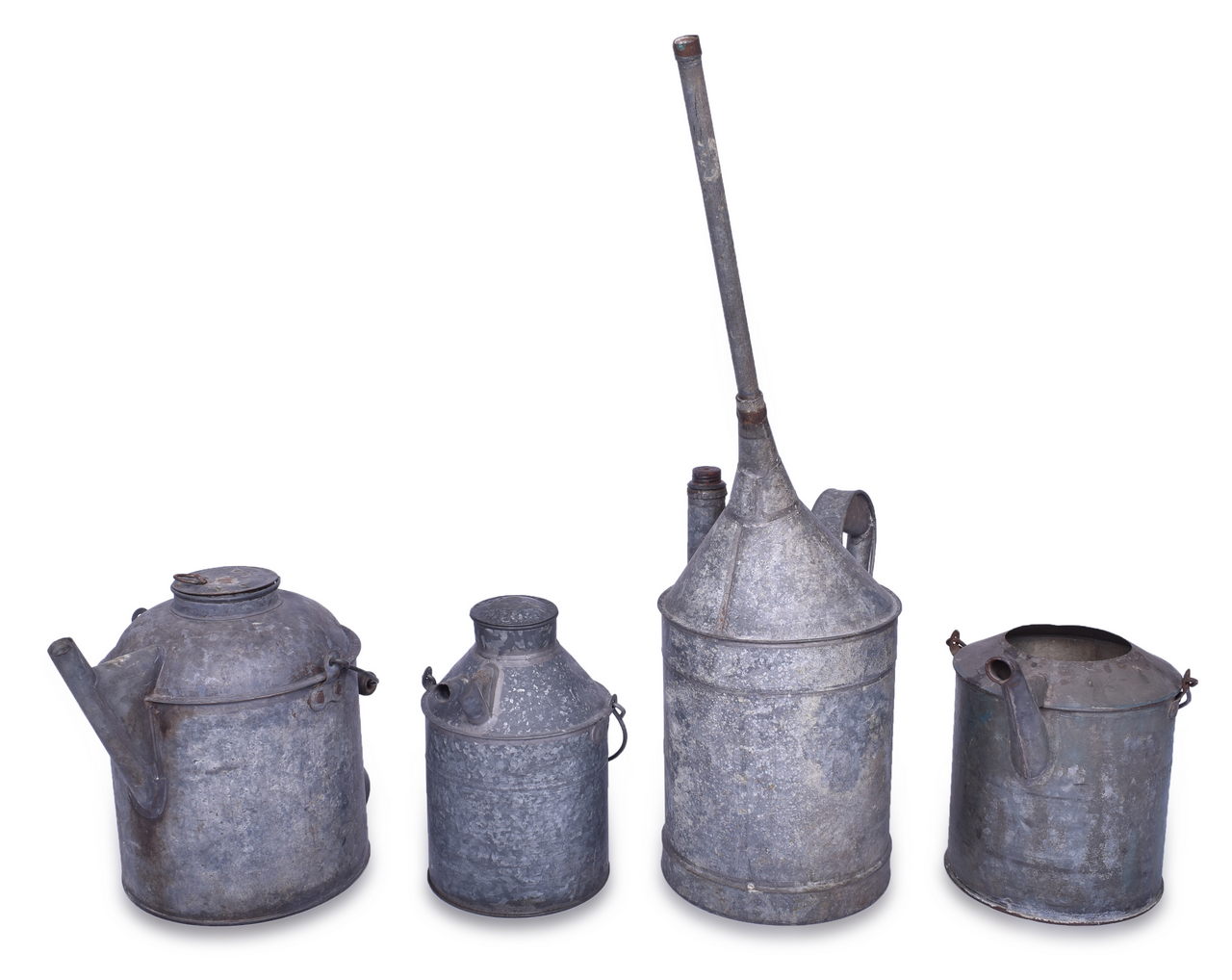 5342 - Four Railroad Oil / Tinwear Canisters - Wabash, Illinois Central, Boston and Maine, Pennsylvania thumbnail