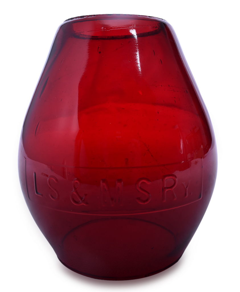 5361 - Lake Shore & Michigan Southern Railway CNX Red Tall Globe 5 3/8