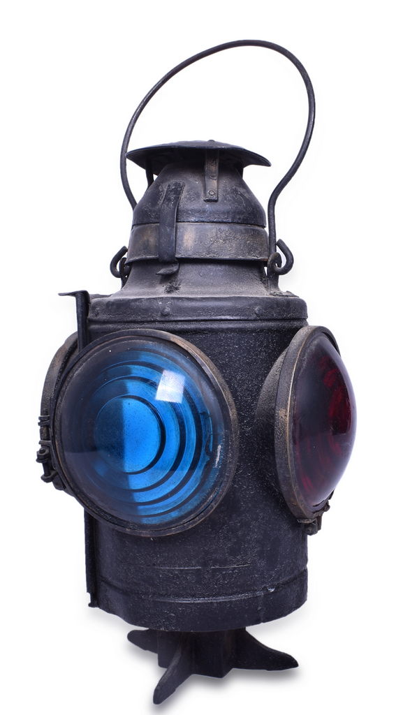 5392 - Handlan Missouri Pacific Railroad Switch Lamp thumbnail