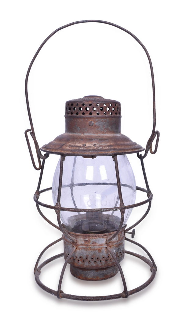5418 - Adams & Westlake International - Great Northern Railroad Reliable Lantern w/ Etched Globe thumbnail