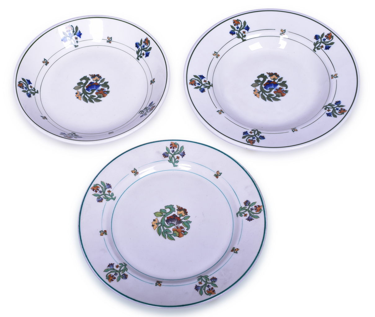 5421 - Three Pieces of Delaware Lackawanna & Western Railroad China - St. Albans Bowls and Plate thumbnail