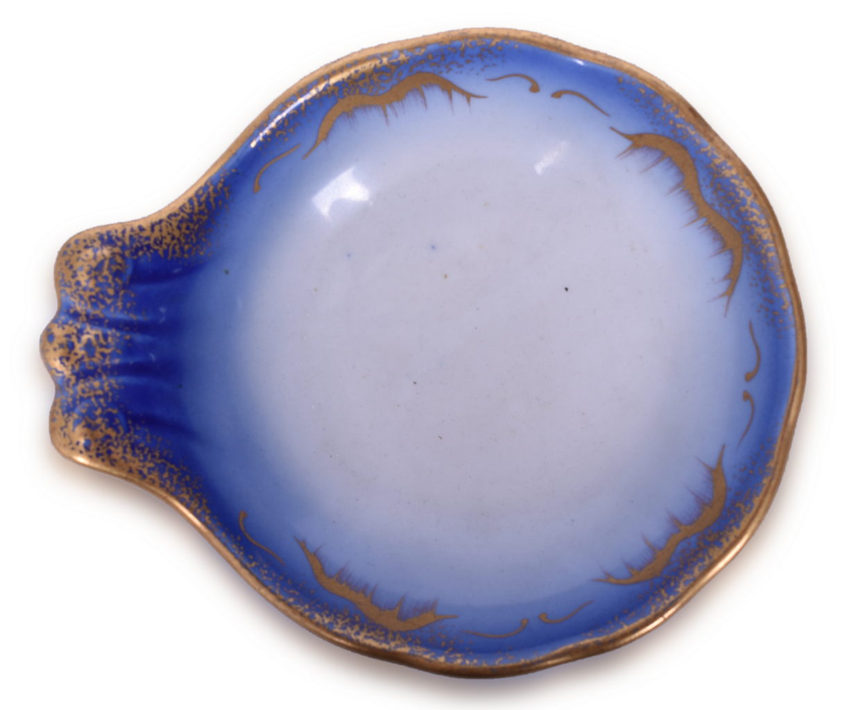 5439 - Baltimore & Ohio Railroad Royal Blue China Ice Cream Shell thumbnail