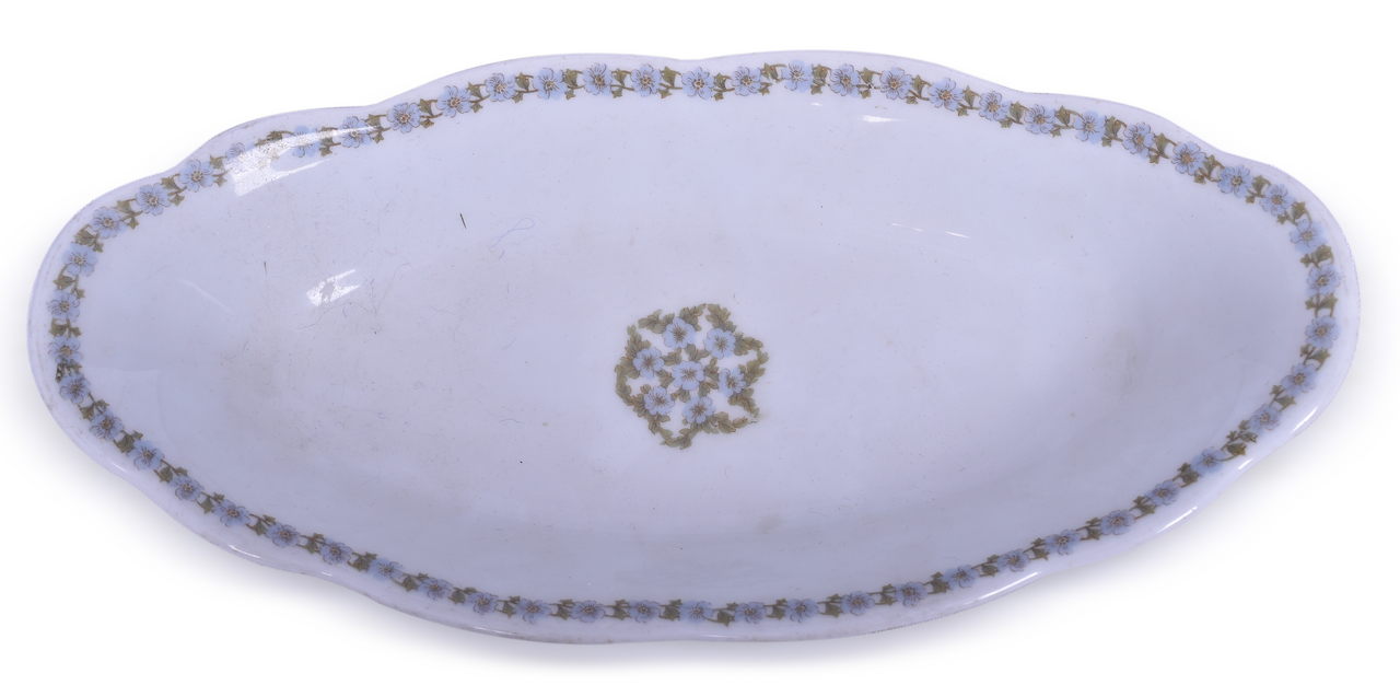 5451 - Lehigh Valley Railroad China ASA Packer Celery Dish 11