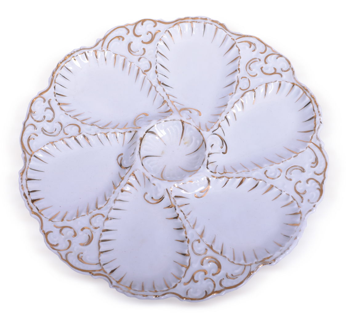 5457 - Pennsylvania Railroad China Philadelphia Oyster Plate thumbnail