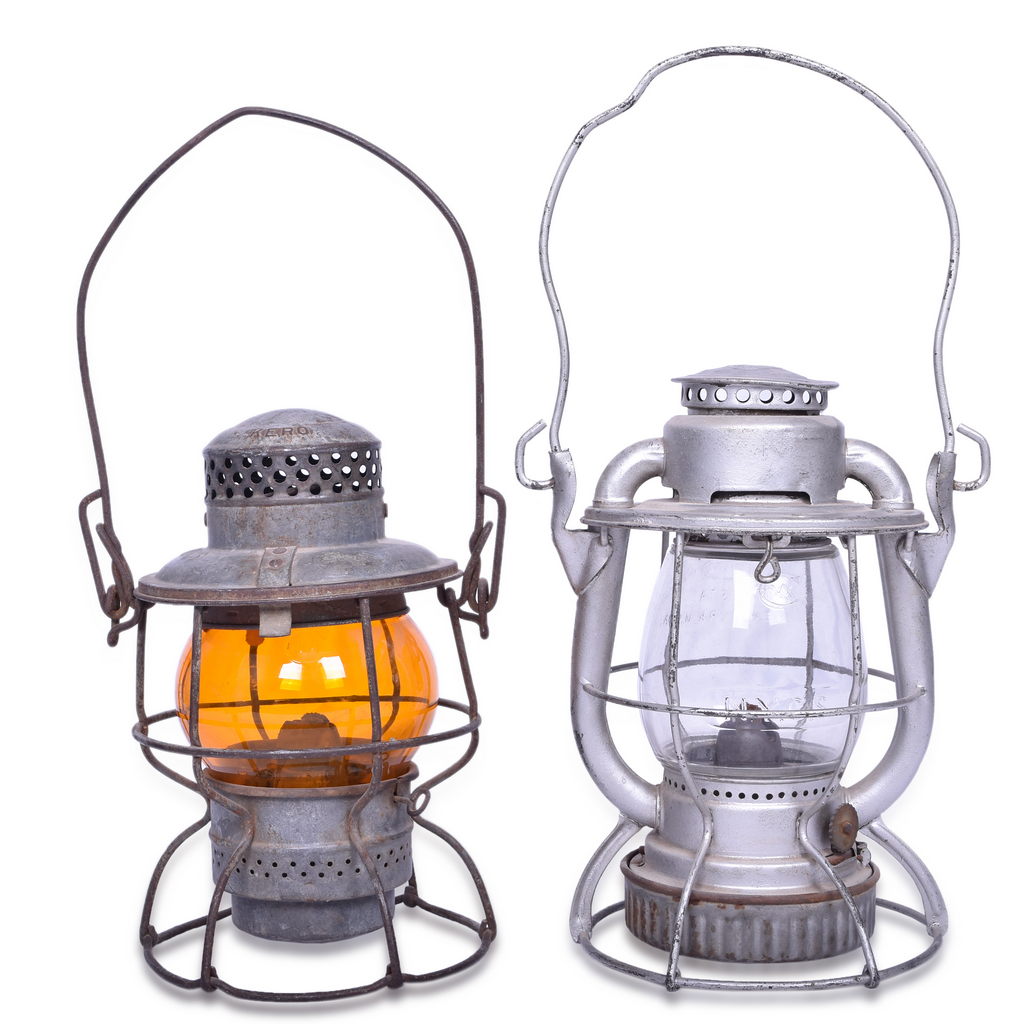 5464 - Pair of New York Central Railroad Lanterns - Dietz and Adlake thumbnail
