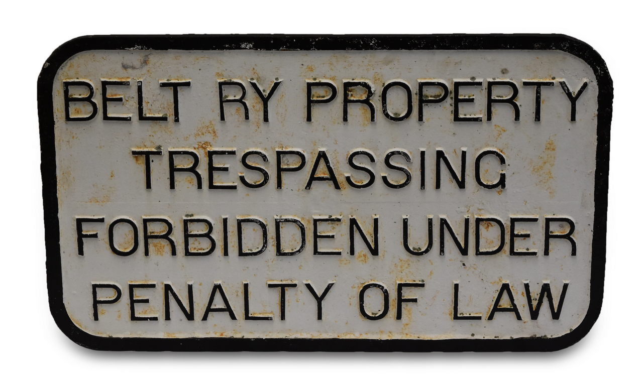 5471 - Cast Iron Belt Railway of Chicago Pole Mount, 