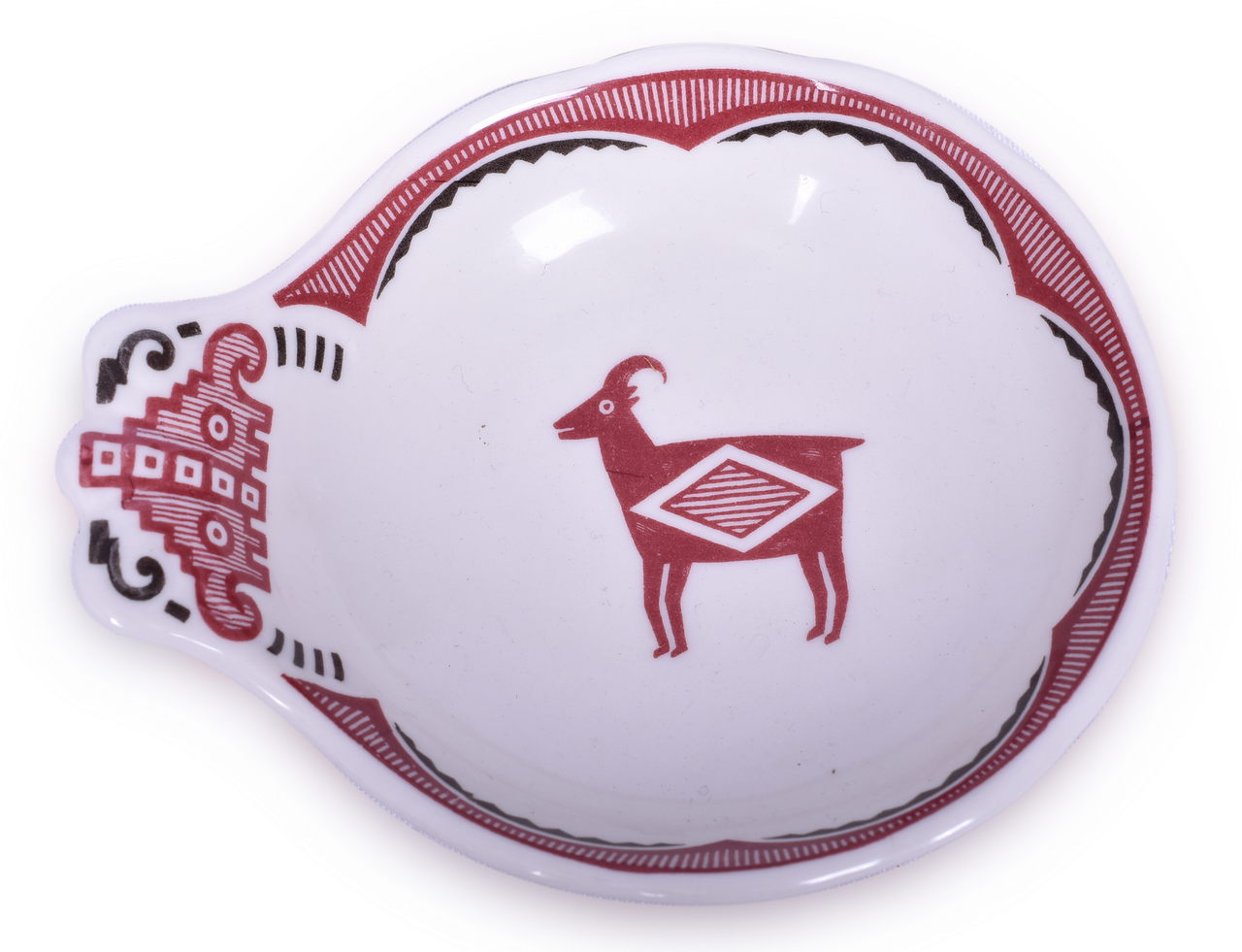 5499 - Atchison, Topeka, And Santa Fe Railroad China Mimbreno Ice Cream Shell thumbnail